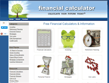 Tablet Screenshot of financialcalculator.org